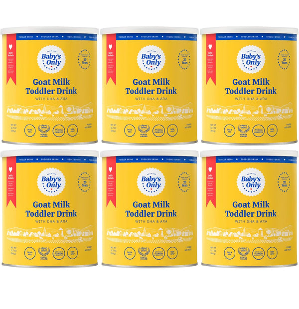 Baby's Only Goat Milk Toddler Drink, Toddler Drink, Non GMO with DHA, Iron, Vitamin D (12.7 oz, 6 Pack)