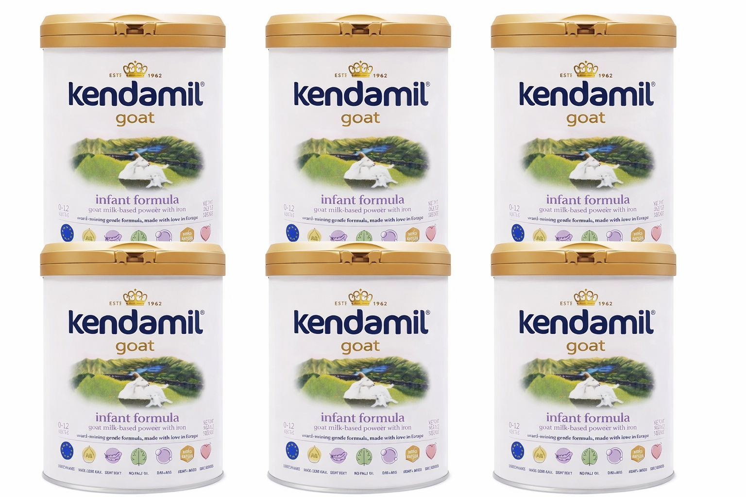 Kendamil Goat Infant Formula Powder 28.2 oz (Case of 6)