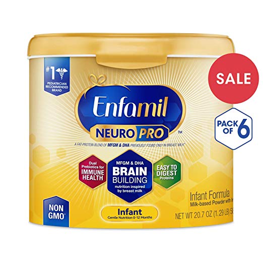 Enfamil NeuroPro Non-GMO (6 PACK 20.7 oz) Case of 6