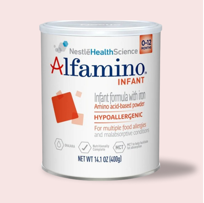 Alfamino Infant Formula Powder with Iron (6-14.1 oz) Case of 6