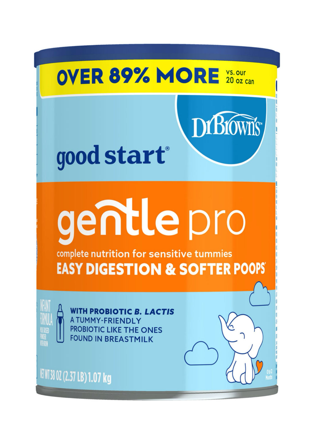 Gerber Good Start GentlePro, Baby Formula Stage 1, (4-32 Oz) Case of 4