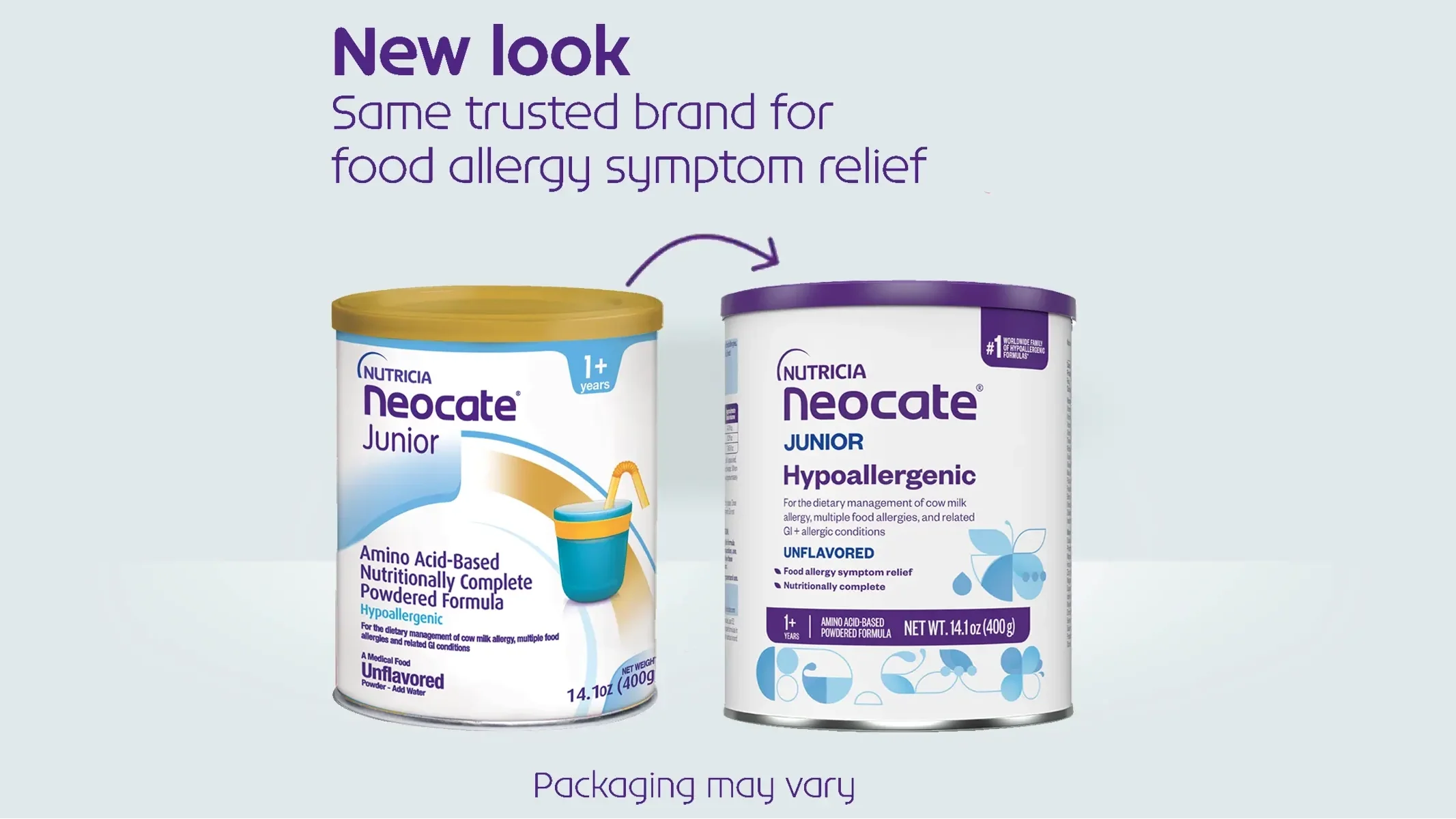 Neocate Junior Unflavored, 14.1 oz / 400 g (Case of 4)