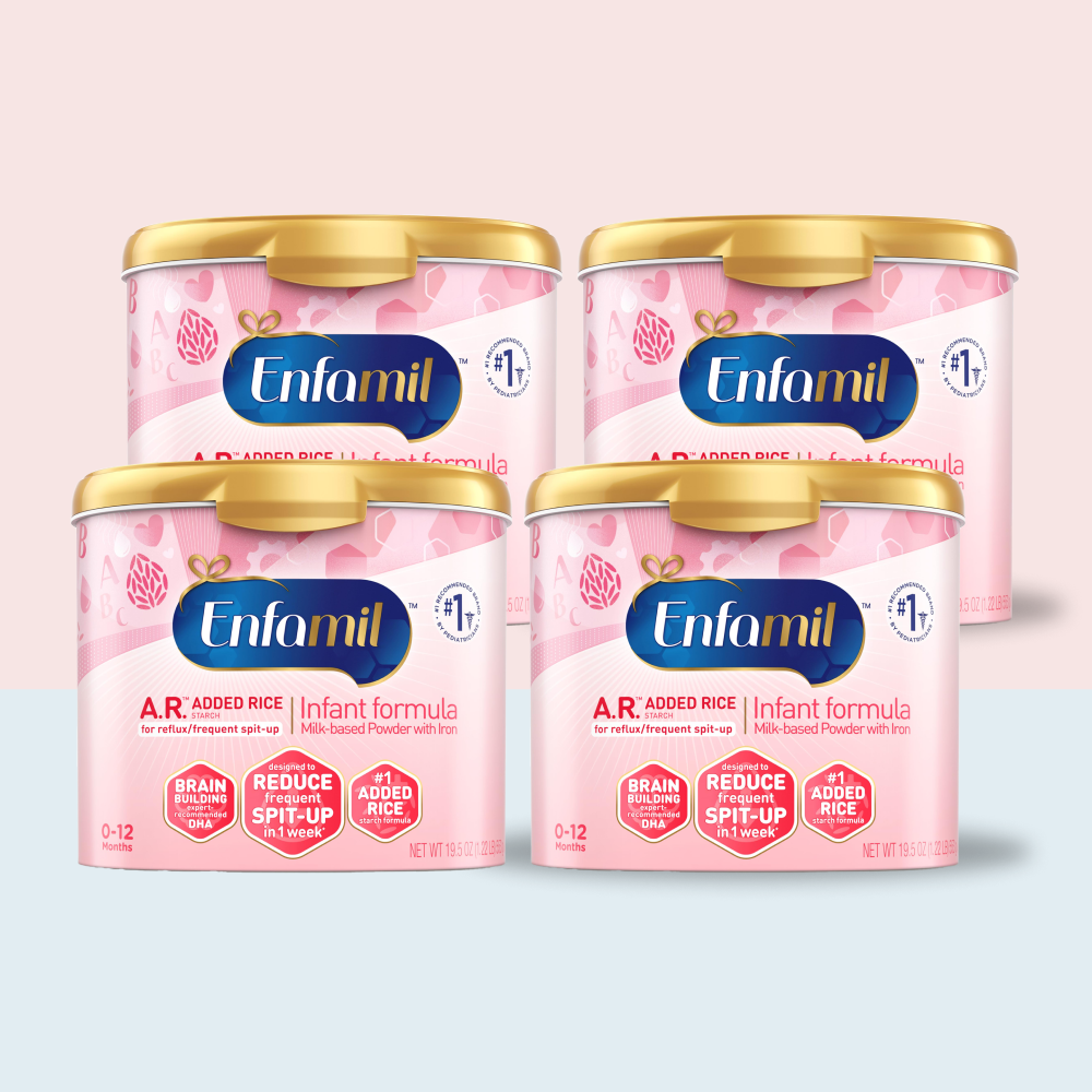 Enfamil A.R. Infant Formula for reflux (4 - 19.5 oz) Case of 4