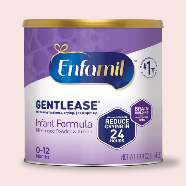 Enfamil Gentlease Infant Formula (4-19.9 oz) Case of 4