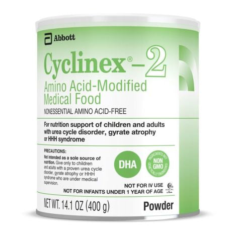 Abbott Cyclinex-2 Amino Acid Unflavored Powder, 14.1 Oz Can