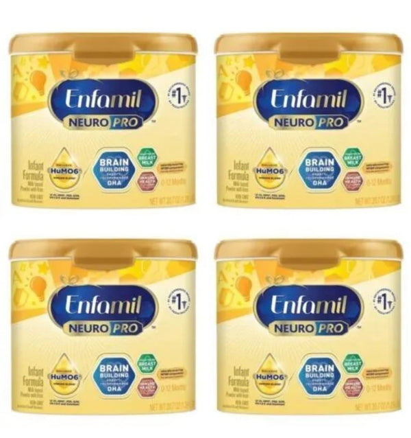Enfamil NeuroPro Infant Formula, (4-20.7 oz) Case of 4