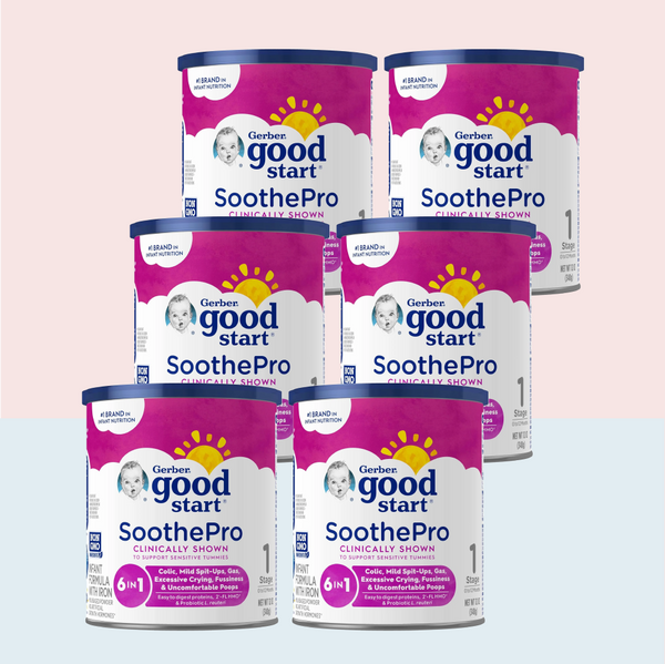 Gerber Good Start SoothePro Infant Formula (6-12 oz) Case of 6
