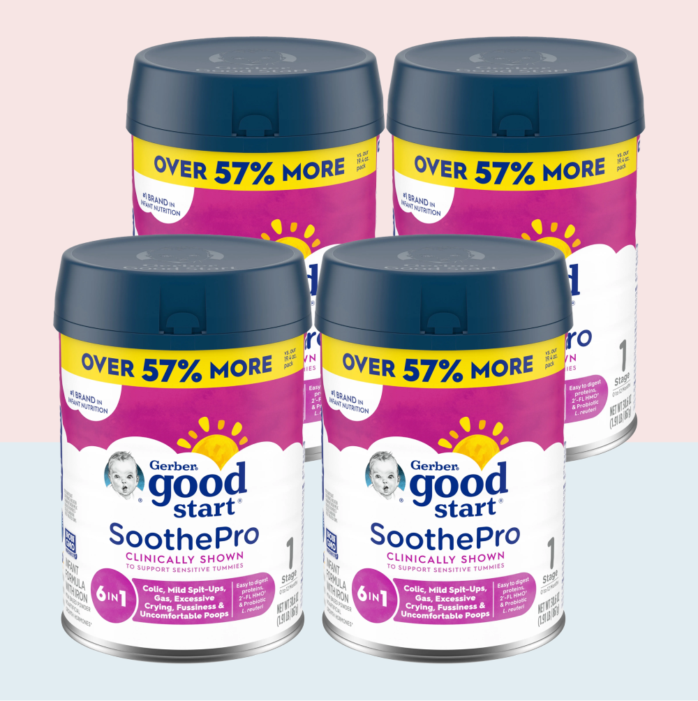Gerber Good Start SoothePro, Stage 1, 30.6 oz (Pack of 4)