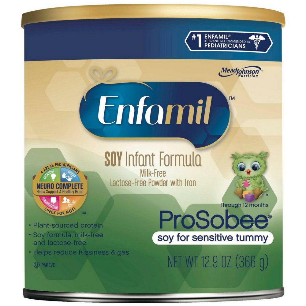 Enfamil ProSobee Soy Infant Formula (6-12.9 oz) Case of 6