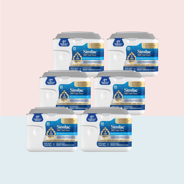 Similac 360 Total Care Infant Formula 20.6 Oz non-GMO (Case of 6)