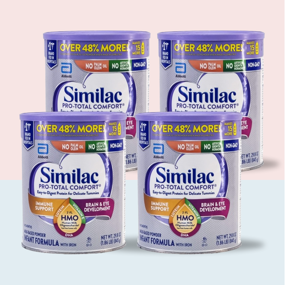 Similac Pro Total Comfort Infant Formula (4-29.8 oz) Case of 4