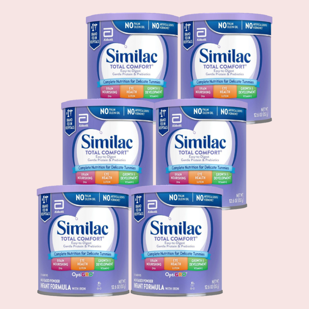 Similac Total Comfort Infant Formula Powder (6-12.6 oz) Case of 6