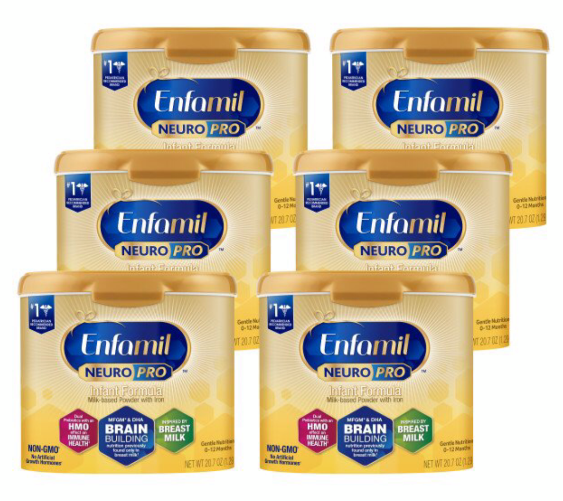 Enfamil NeuroPro Non-GMO (6 PACK 20.7 oz) Case of 6