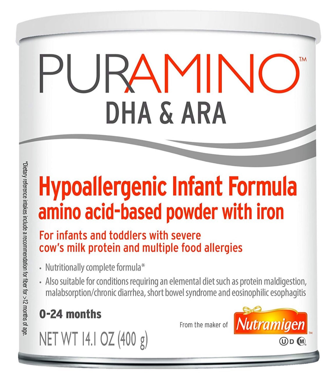 Enfamil PurAmino 14.1 oz, Non-GMO, DHA and ARA Can