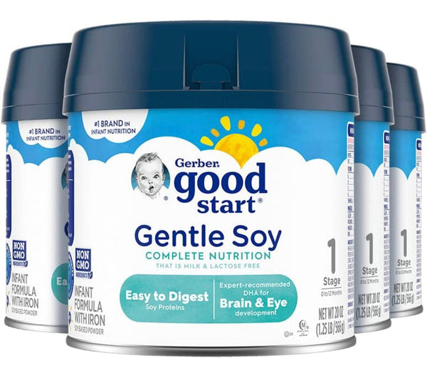 Gerber Good Start Gentle Soy Plant Based (4-20 oz) Case of 4