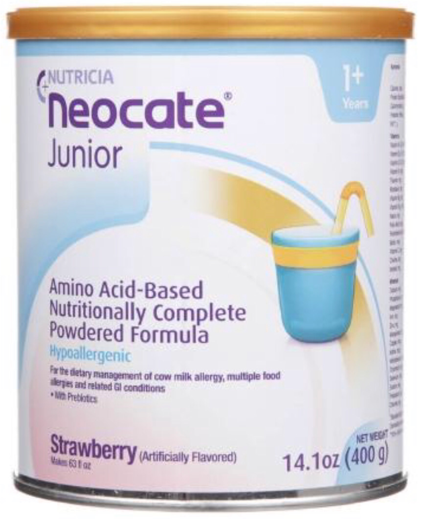Neocate Jr. Strawberry 4-14.1 oz, (Case of 4)